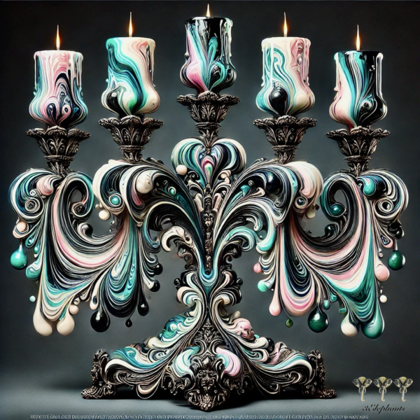 Chandelier, 5 arms