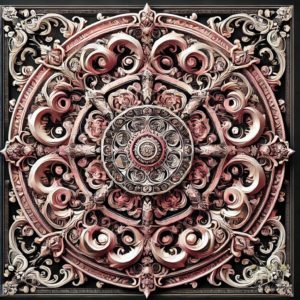 Pink & Grey Mandala
