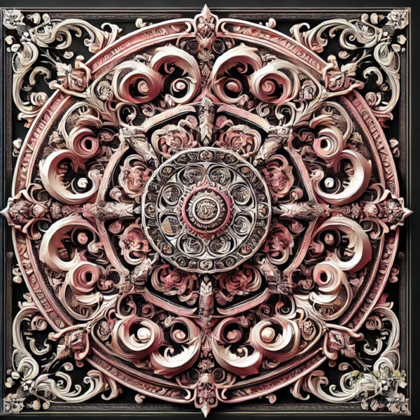 Pink & Grey Mandala