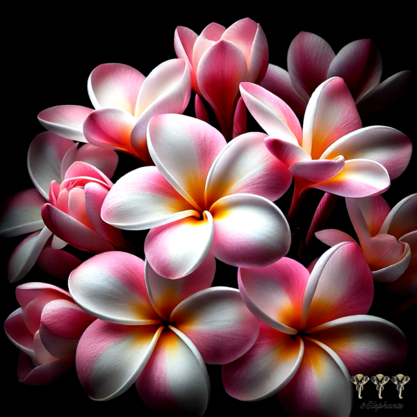 White & Pink Plumeria