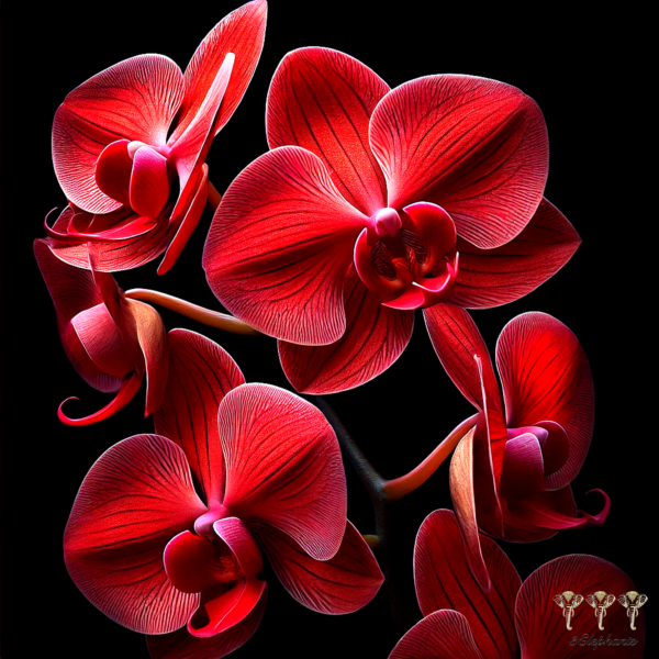 Red Orchids