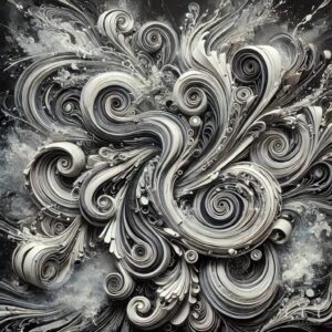 Black&White Swirl 5