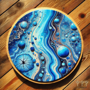Round Blue