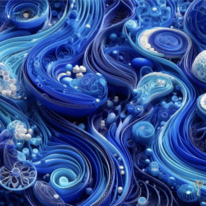 Blue Cool Swirl
