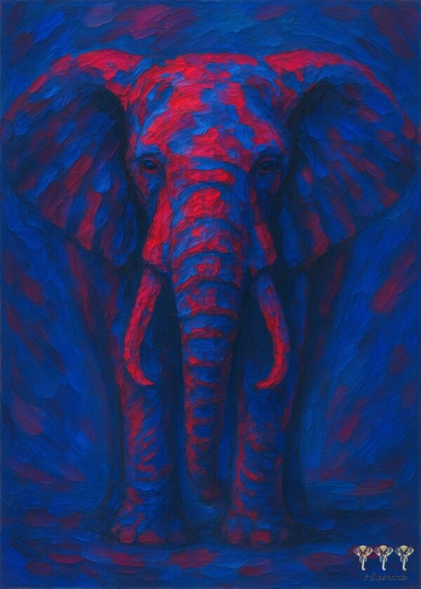Blue&Red Elephant